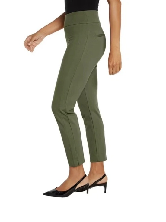 Express Pants - Express Women's Ponte Pant High-Waist Olive Green